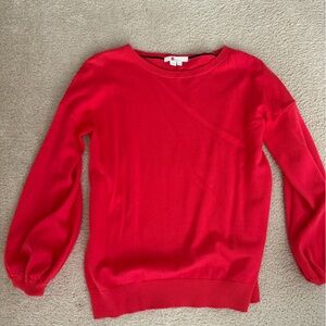 Boden Cherry Red Knit Top